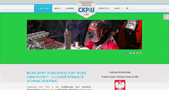 Desktop Screenshot of ckpiu.pl